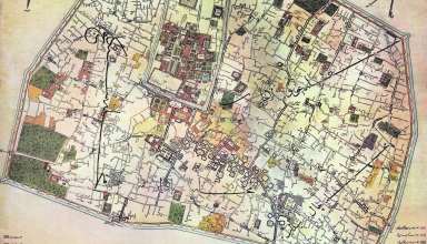 نقشه آگوست کرشیش (۱۸۵۸ میلادی، ۱۲۳۷ خورشیدی) ناصر الدین شاه