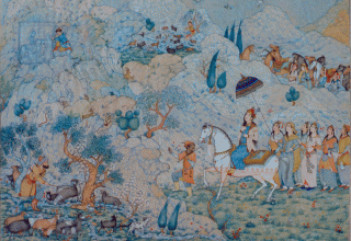 تشیرین وفرهاد-استاد حسین بهزاد-تهران شناسی-tehranshenasi