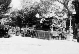 تشییع ناصرالدین شاه قاجار-کاخ گلستان-تهران شناسی-tehranshenasi